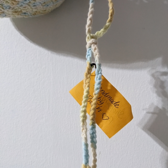 🌈 NEW Market Shopping Tote Reusable Boho HANDCRAFTED Crochet - Picture 5 of 8